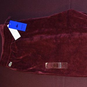 Red Suede Lacoste Sweats